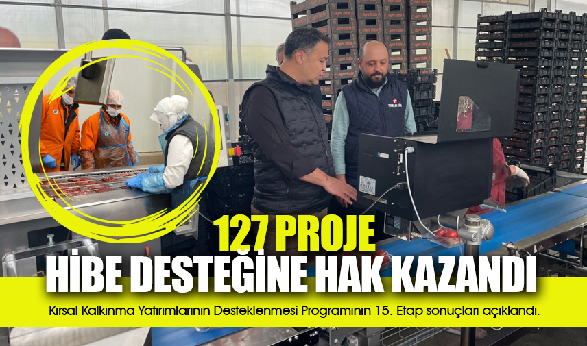 127 Proje Hibe Desteğine hak kazandı